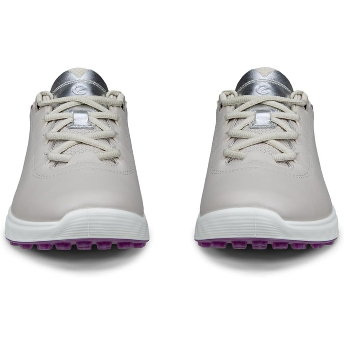 Жіноче кеди ECCO S Casual Lace Waterproof для гольфу, білий (37 EU, Gravel Silver Metallic)