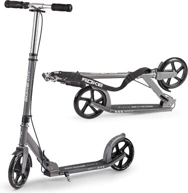 Міський самокат SOKE Cityroller, складаний, сірий, для дорослих і підлітків