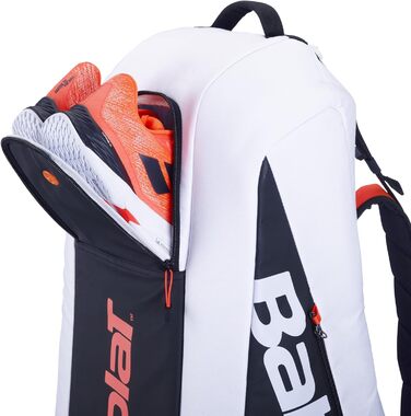 Тенісна сумка Babolat Pure Strike 4-го покоління на 6 ракеток, біло-червона