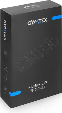 Gymtek Складане дошка для віджимань - дошка для віджимань з ручками для віджимань для тренування всього тіла & Ефективні віджимання - багатофункціональна дошка для віджимань - фітнес-обладнання для дому з еспандером