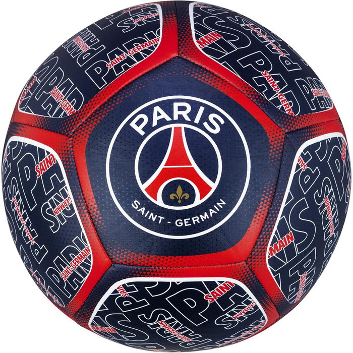 М'яч для футболу Paris Saint-Germain (PSG), офіційна колекція, розмір 5, блакитний, універсальний розмір