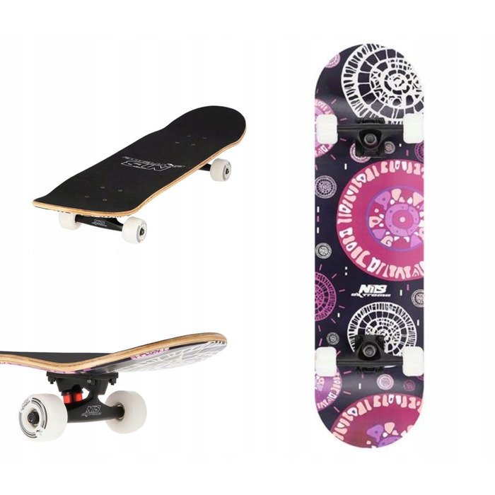 Класичний скейтборд для дівчаток NILS, 9 шарів