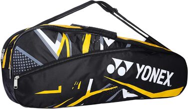 Сумка для бадмінтону Yonex SUNR 2215 чорно-жовта, велика спортивна сумка для ракетки та аксесуарів