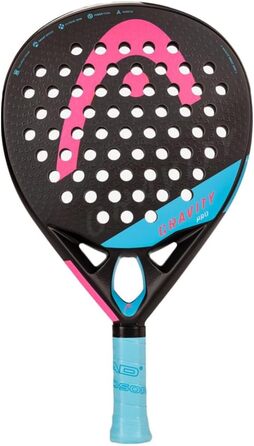 Падельна ракетка HEAD GRAVITY PRO 2022, чорна, універсальний розмір