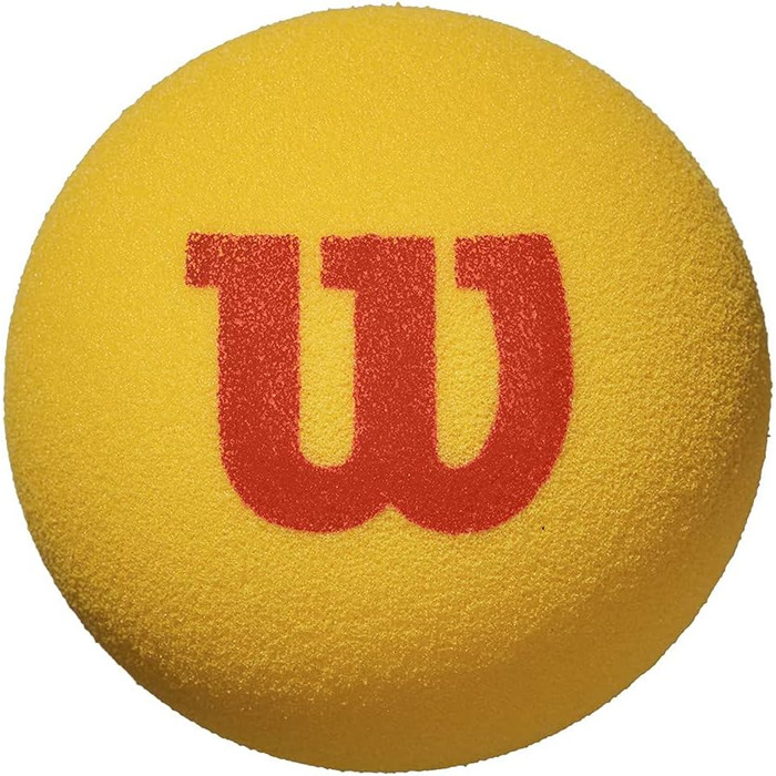 Пінопластові м'ячі Wilson Starter для тенісу, 3 або 6 шт, червоно-жовті, універсальні