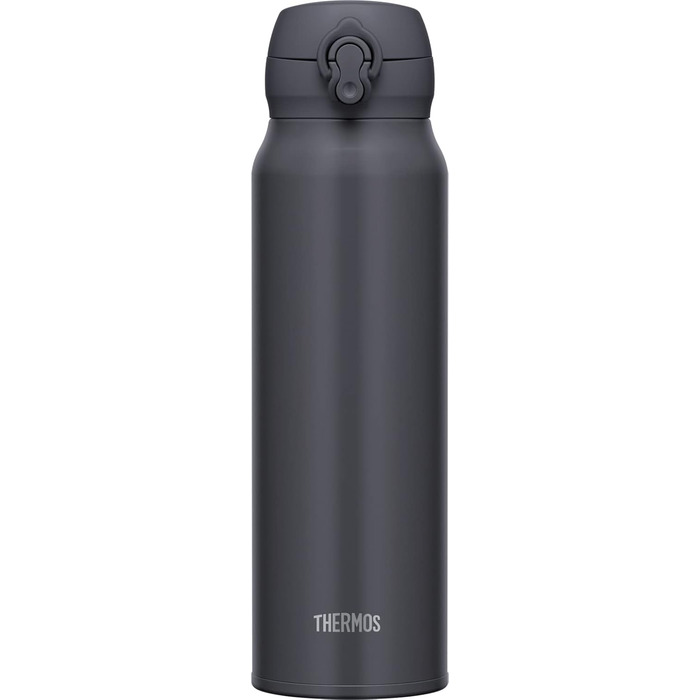 Термос Thermos JNL-756 SMB 750 мл, вакуумний, нержавіюча сталь, для гарячих і холодних напоїв, легке очищення, колір димчасто-чорний