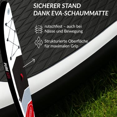 Надувний SUP Stand Up Paddle Board (150 кг) з комплектом: насос, весло, рюкзак, фініш, страховка, для водних видів спорту та паділінгу