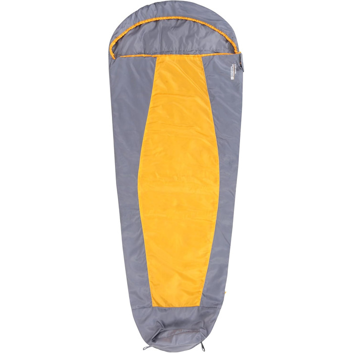 Сплячий мішок Mountain Warehouse Traveller 50 - 220 x 80 x 50 см - вітростійкий, блакитно-зелений, регульована довжина