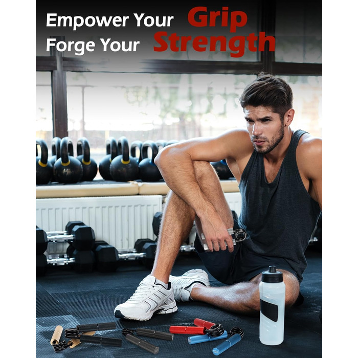 Набір для тренування сили рук Handtrainer - 6 штук (23-91 кг) для розвитку м'язів та реабілітації