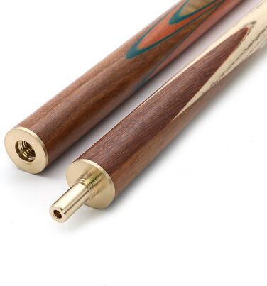 CUESOUL 57' Ручний снукерний кий з 3/4 суглобом та міні-подовжувачем для кінця, в кейсі з алюмінію Karella D304