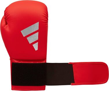 Боксерські рукавички adidas Speed 50 для дорослих, 12oz, червоні, комфортні та довговічні
