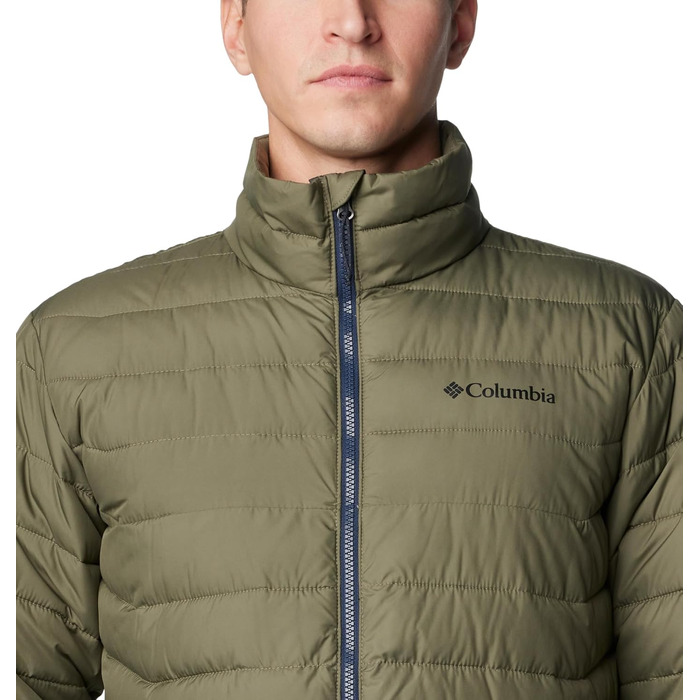 Чоловіча утеплена куртка Columbia Powder Lite II, темно-синій колір Collegiate Navy, розмір M