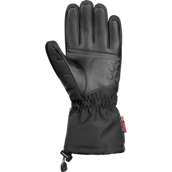 Чоловічі зимові лижні рукавички Reusch GORE-TEX, водонепроникні та дихаючі, чорні/білі, розмір L + комплект з чорними рукавичками без підкладки, розмір 8