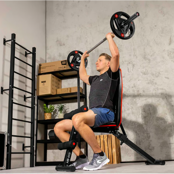 Лавка тренувальна Hop-Sport HS-1030 із фіксатором для ніг