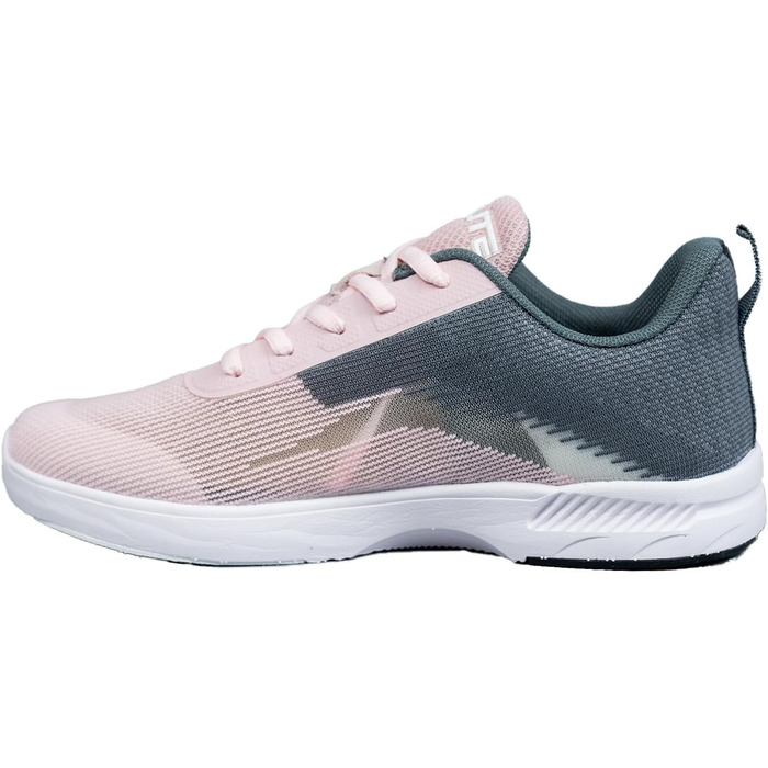 Жіночі боулінгові туфлі Elite Dash: універсальні підошви, ультралегкі, Mono-Mesh, спортивний стиль, сірий/рожевий, 38.5 EU 38 EU