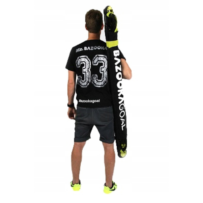 Складані переносні футбольні ворота BazookaGoal 120x75 см, чорні