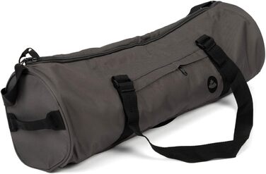 Сумка для йоги Bodhi ASANA City Bag, велика, містка, для килимка, з плечовим і ручним ременем, водовідштовхувальна, антрацит