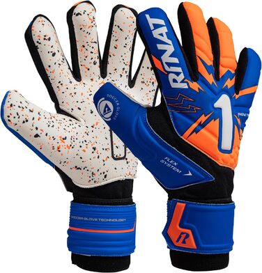 Воротарські рукавички Rinat Magnetik Turf для дорослих, сині, розмір 9, для тренувань