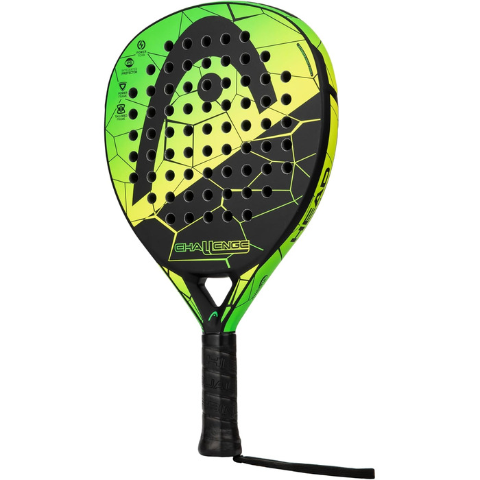 Плече ракетка для падел-тенісу Head Challenge YE, чорна, унісекс