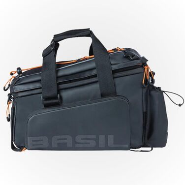 Велосумка Basil Miles XL для багажника, водонепроникна, з ручкою, помаранчева