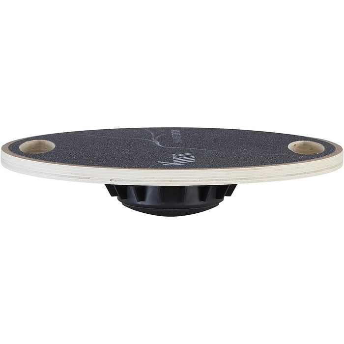 Дерев'яна баланс-борд KM-Fit для координації та рівноваги | Тренажер для рівноваги з ручками | Індоор-борд для фітнесу та реабілітації