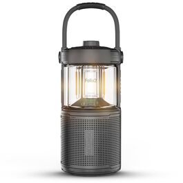 Ліхтар кемпінговий LED Felix 2 з Bluetooth колонкою, акумуляторний, водонепроникний IPX7, 360° освітлення, 20W звук, 24 год роботи, USB, чорний