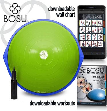 Bosu Balance Trainer – оригінальний балансувальний тренажер діаметром 66 см