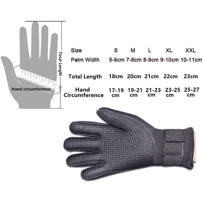 Дайвінг рукавички WYYHAA 3 мм неопренові, неслизькі, теплі, для дайвінгу, серфінгу, каякінгу