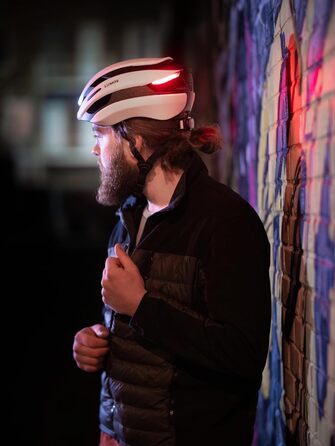 Розумний велосипедний шолом Lumos Ultra з LED-підсвіткою, поворотниками, стоп-сигналом, Bluetooth, для чоловіків і жінок