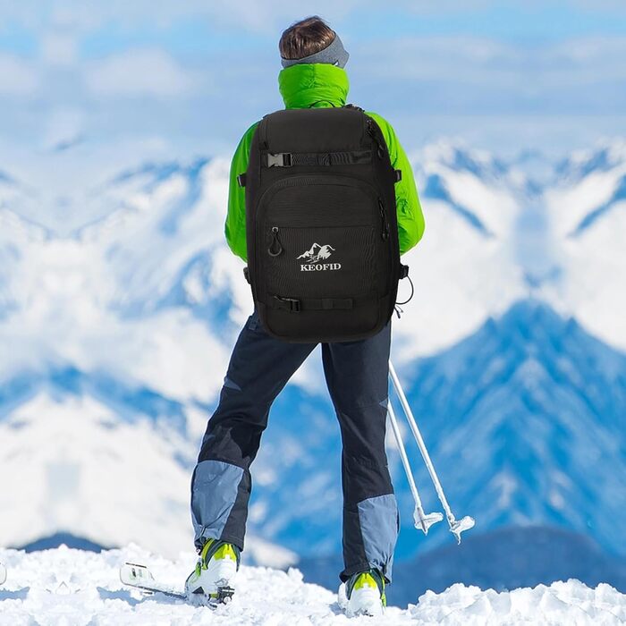 Чохол для лиж KEOFID: універсальний, 50L, для жінок та чоловіків, синій