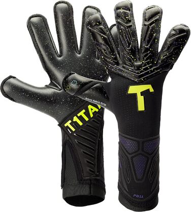 Воротарські рукавички T1TAN Alien 2.0 для дорослих, футбольні, унісекс, 4 мм професійний грип, різні розміри та кольори, Gravity Blue, розмір 9