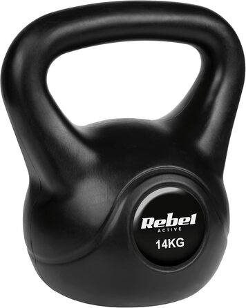 Гиря Rebel 14 кг бітумна з ПВХ покриттям RBA-2317