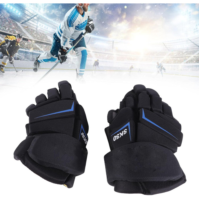 Ківш для хокею VGEBY, 1 пара. Дихаючі рукавички для хокею з захистом пальців, зручні рукавички з нейлону (22,86 см / 9 дюймів)
