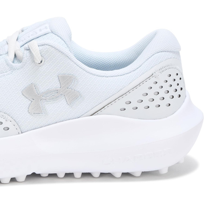 Жіночі гольф-кеди Under Armour Surge, 41 EU, сірий, білий, металевий срібло
