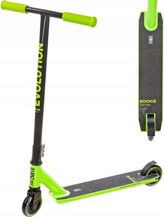 Трюковий самокат RAVEN Evolution Rookie Lime 100мм