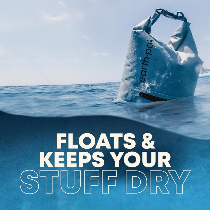 Водонепроникний мішок Earth Pak Dry Bag 40L – мішок-рюкзак з водонепроникним відділенням для телефону, плечовим ременем, для каякінгу, кемпінгу, риболовлі, водних видів спорту