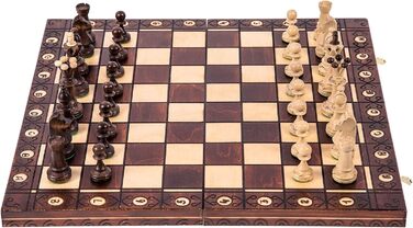 Шаховий набір Square S1: дерев'яна дошка Senator LUX + шаховий годинник DGT 1001