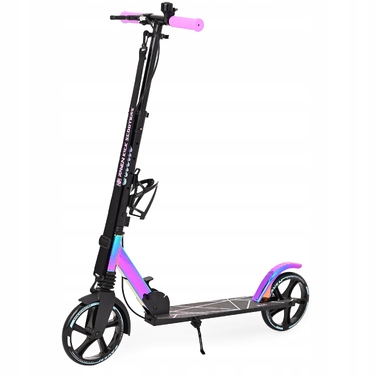 Складаний самокат RAVEN Estelle PRO Black Neo Chrome, амортизатор 200 мм