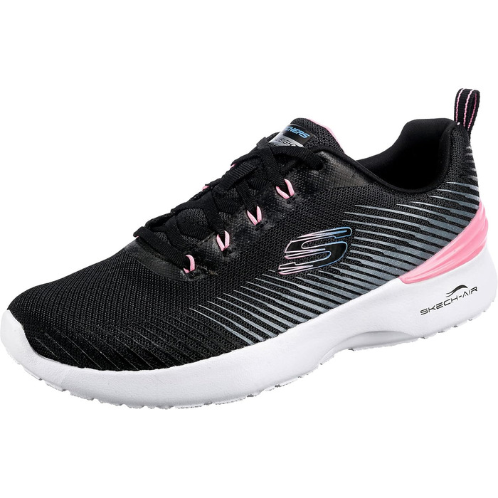Чоловічі кросівки Skechers Skech-air Dynamight Winly, чорний меш з рожевим оздобленням (42 EU)