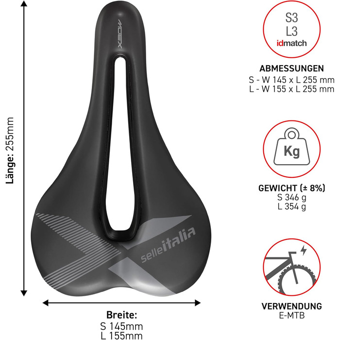Сідло Selle Italia X-Bow Superflow Black - чорне, універсальний розмір