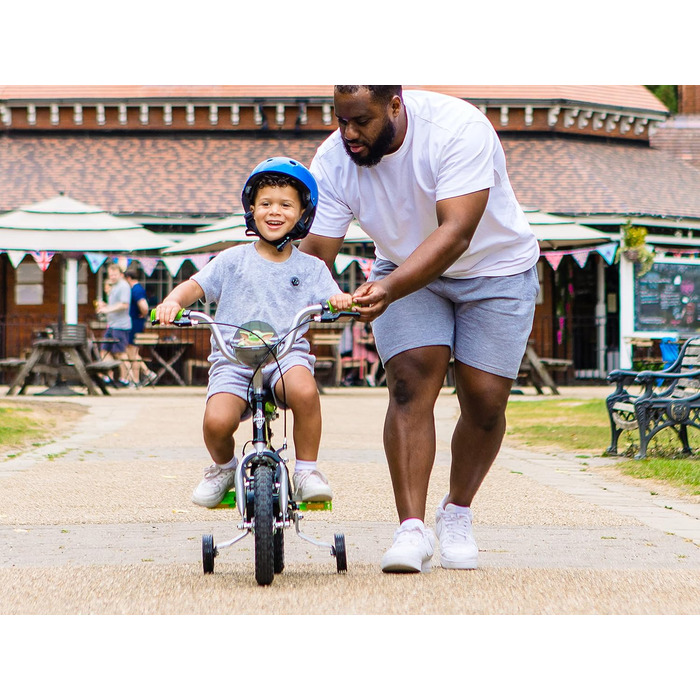 Дитячий велосипед Huffy Star Wars Grogu 12 дюймів, чорний/зелений, 30,5 см
