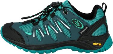 Дитячі трекінгові кросівки Brütting Expedition для хлопчиків та дівчаток, 37 EU, Petrol/Schwarz