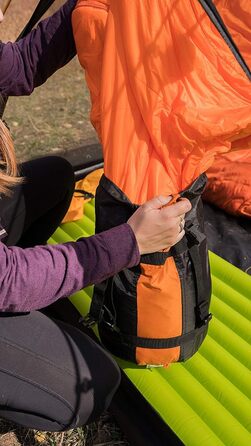 Спальний мішок TETON Sports Altos Ultralight Мумія, помаранчевий - легкий та компактний для кемпінгу