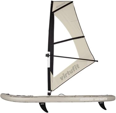 Надувна сап-дошка Virtufit Surfer 305 з вітрилом, помаранчева/бірюзова/бежева, комплект аксесуарів