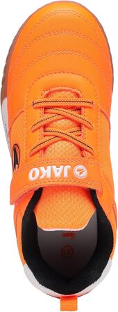Дитячі спортивні залажні кросівки JAKO J-sh Winger для залу (31 EU, неоновий оранжевий, чорний)