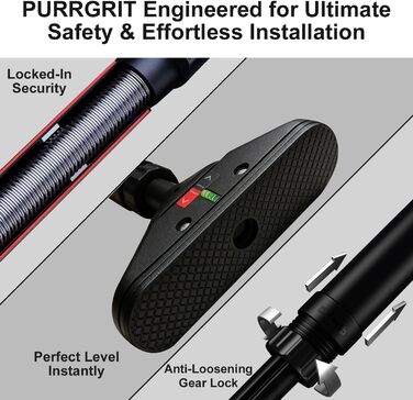 Кімнатна турнік для дверей Klimmzugstange, 74-95 см, для домашніх тренувань, з м'якими ручками