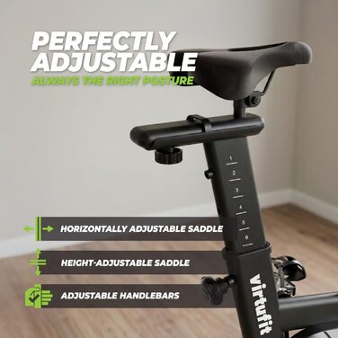 Велотренажер VirtuFit RS200i Indoor Cycle 2026: магнітний, Bluetooth, до 150 кг