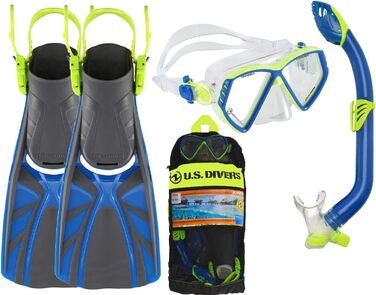 Дитячий набір для снорклінгу Aqua Lung Regal US Divers: ласти та трубка, розмір M (32-36)