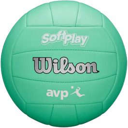 Волейбольний м'яч Wilson Soft Play Outdoor синій для відпочинку