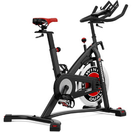 Велотренажер Schwinn Fitness 700IC: 18 кг маховик, тихий ремінний привід, регульоване сидіння та кермо, SPD педалі, тримач для планшета – студійна якість для дому